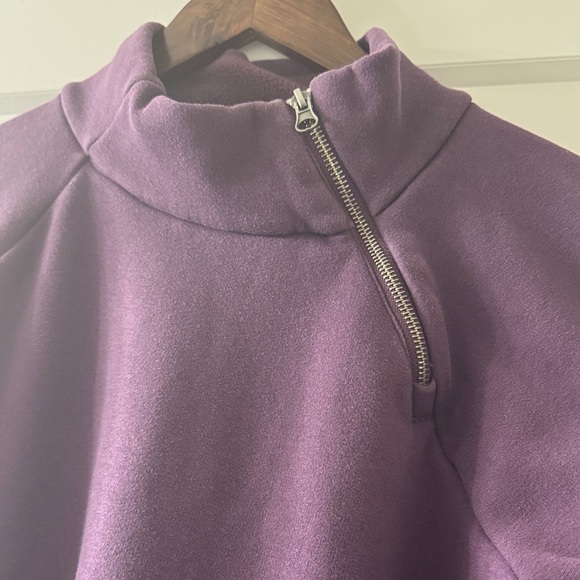 GAIAM Deep Purple Zip Pullover - Picture 3 of 5